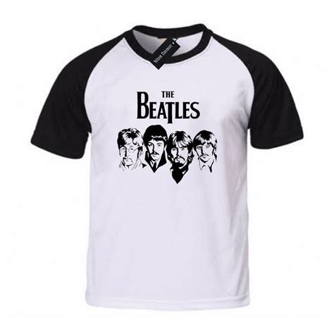 Camiseta The Beatles Banda Rock Camisa Masculino E Femenino Shopee Brasil