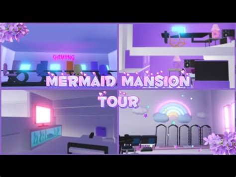 Mermaid Mansion Tour Adopt Me K Room Challenge Youtube