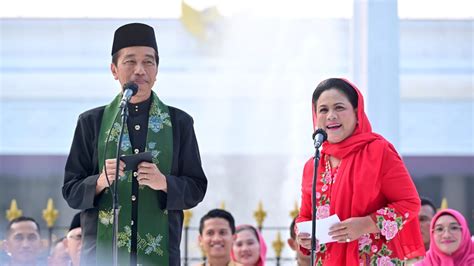 Meriahkan Hut Ke Ri Presiden Dan Ibu Iriana Buka Acara Istana Berkebaya