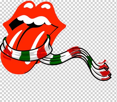 El Logotipo De La Piedra De Rodadura Lengua Roca Labio Lengua De