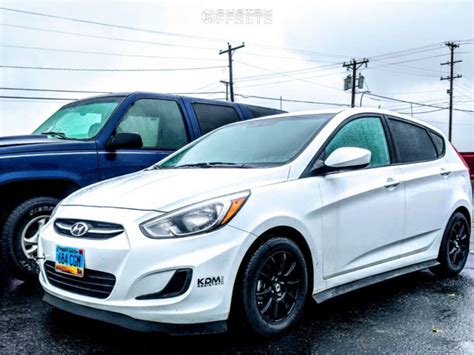 2017 Hyundai Accent With 15x6 5 20 Konig Helix And 195 40R15 Lexani And