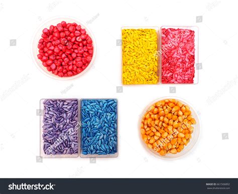 Seed Coating Technology Seed Colors Seed Stock Photo Edit Now 661506892