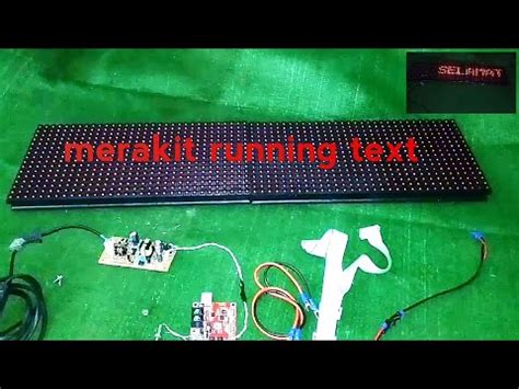 Merakit Running Text Panel P Cara Merakit Nya Youtube