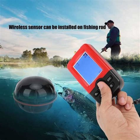 Fish Finder D Tecteur De Poisson Sans Fil Portable Sondeur De Sonar