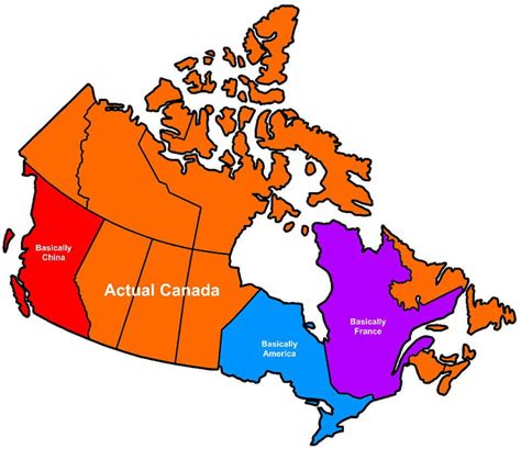 In Case You Never Saw An Honest Map Of Canada 9GAG