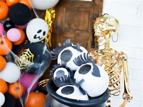 Diy No Carve Eyeball Pumpkin Decor Fun365