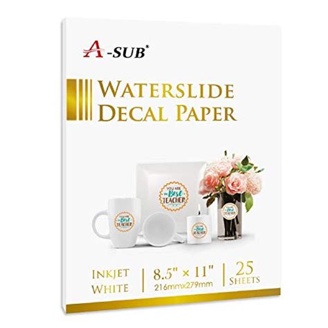 Top Best Waterslide Decal Paper For Inkjet Printers Picks And Buying