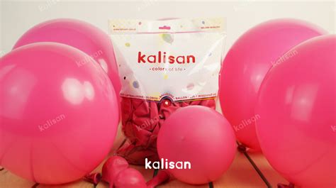 Koyu Pembe Bask S Z Balon Kalisan Balon