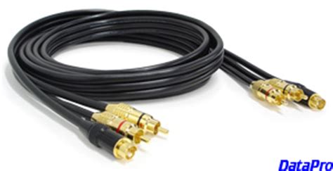 S Video Cable With Stereo Rca Audio Datapro