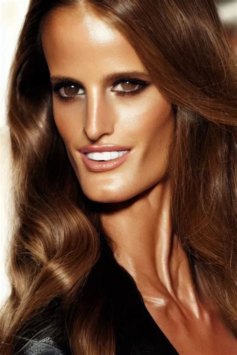 A Beautiful Portrait Of Izabel Goulart Smiling As G I Stable