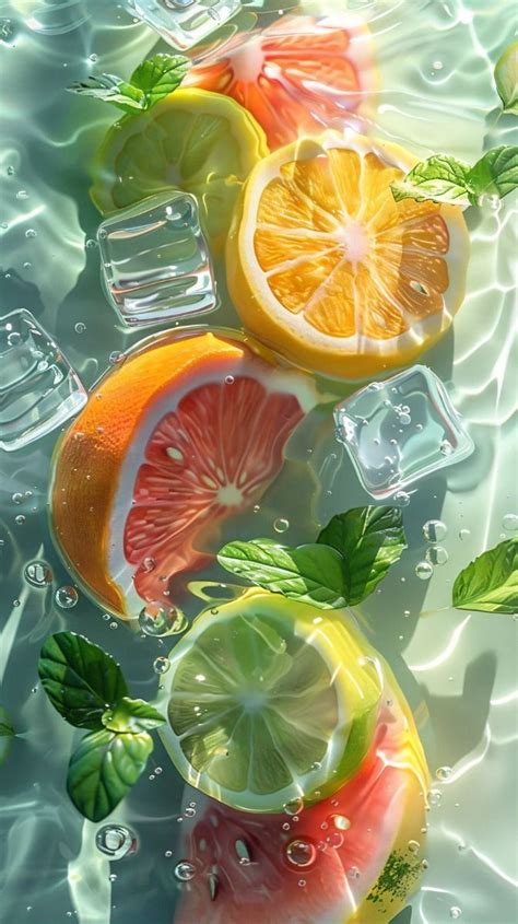 Pin by Оксана Чепурко on Вода | Android wallpaper minimalist, Fruit ...