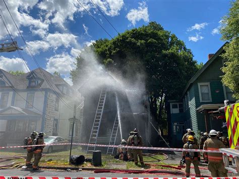 Firefighters Battle Blaze On Syracuses South Side Home Severely