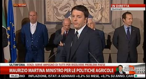 Governo Renzi Ecco La Lista Dei Nuovi Ministri Giornalettismo