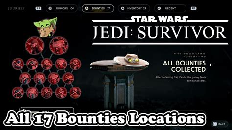 Star Wars Jedi Survivor All Bounties Locations Caij Match Trophy