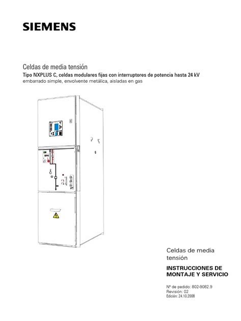 1 Siemens Tablero De Potencia En 138 Kv En Sf6 Pdf