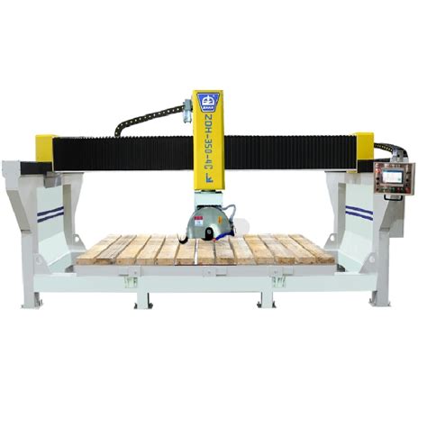 Axis Bridge Saw Rotate Tilting Heads Porcelain Slab Stone Cutting