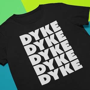 DYKE Repeat Queer Lesbian Tomboy Butch Shirt Lgbt Unisex T Shirt Etsy