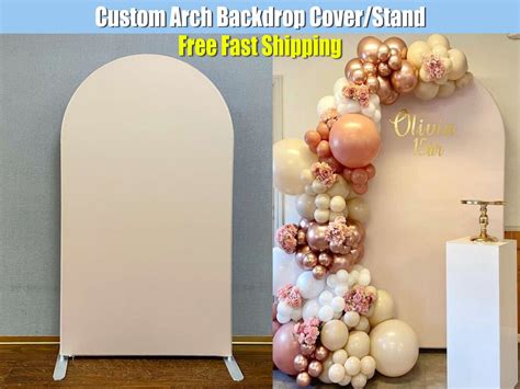 Nude Arch Backdrop Arched Stand Double Side Custom Oh Baby Etsy