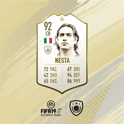 Fifa 19 Prime Icon Alessandro Nesta Squad Building Challenges Foto