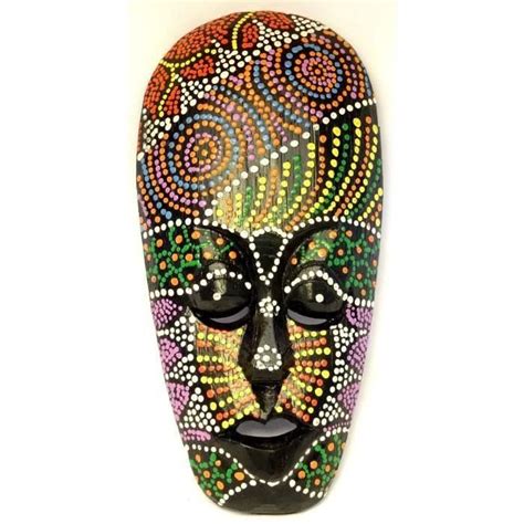 Masque D Coratif Masque Bois Ethnique D Coration Statue Africain Tribal