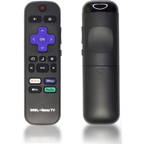 Onn Original Roku TV Remote Control Model 100007147 with Netflix, Hulu, Disney Plus/Vudu ...