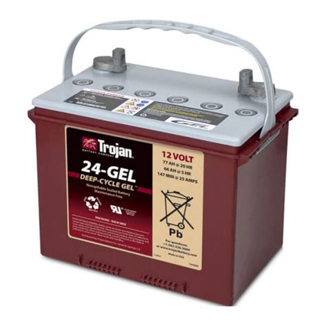 Trojan 24 GEL 12V 77Ah Deep Cycle Batterie