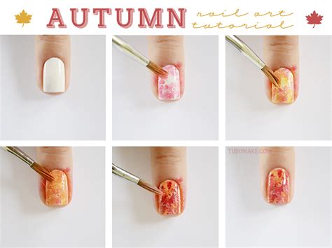 Super Easy Step-By-Step Fall Nail Tutorials - fashionsy.com