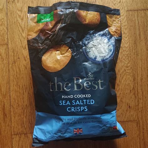 Morrissons The Best Hand Cooked Sea Salted Crisps Review Abillion