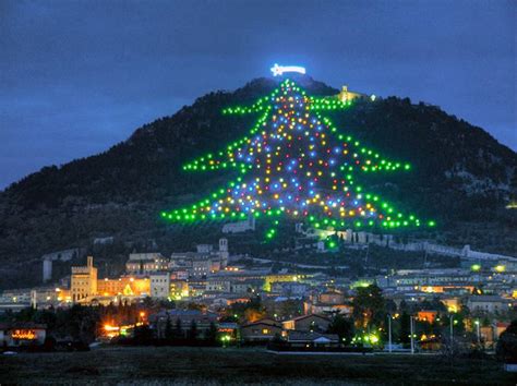 Natale A Gubbio L Albero Di Natale Pi Grande Del Mondo