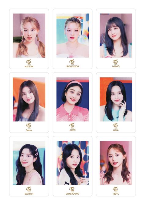 Polaroid Release Event Front Celebrities Photo Cards Photocard