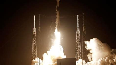 Musks Spacex Falcon 9 Rocket Lifts Off Carrying Three Payloads