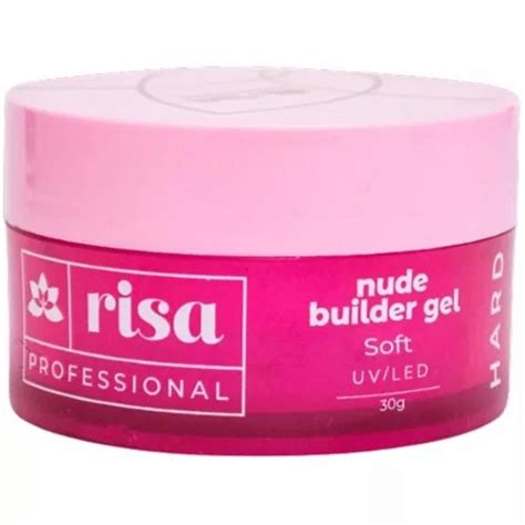 Risa Builder Gel Hard Soft Nude G Jadiperfumaria