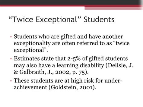 Twice Exceptional