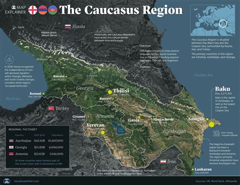 Map Explainer: The Caucasus Region 🌍 in 2022 | Region, Map, Geography map