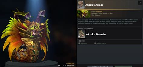 Best Cheapest Dota Immortal Skins Hawk Live