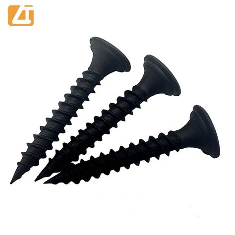 Double Bugle Head Drywall Screw Fine Thread Black Phosphated