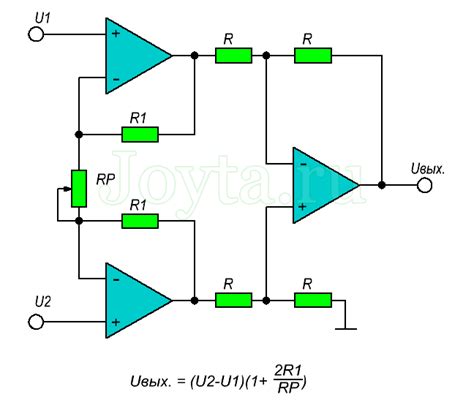 Инструментальный усилитель на ОУ Принцип работы joyta ru