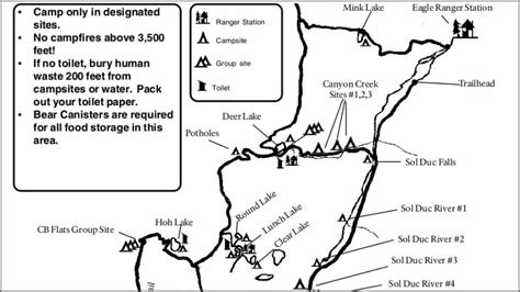 Olympic National Park Map Pdf • Phototraces Swedbank Nl