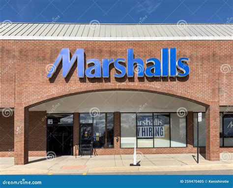 Front View Of Marshalls Department Stores Editorial Image Image Of