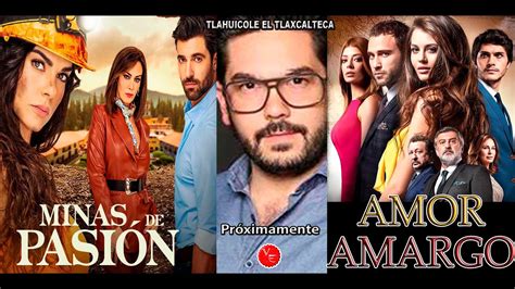 Nueva Telenovela Amor Amargo Remake Turco Con Pedro Ortiz De Pinedo