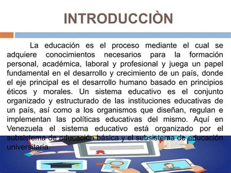 Organizaci N Del Sistema Educativo Venezolano Pptx