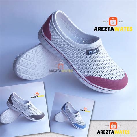 Jual Sepatu Slip On Karet Wanita Att Akl Agl Shopee Indonesia