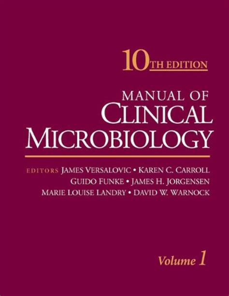 Amazon Manual Of Clinical Microbiology Volume Set Pfaller