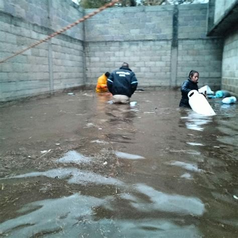 La Jornada Lluvias Inundan Decenas De Viviendas En Cuautitl N Izcalli