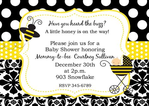 Free Bumble Bee Baby Shower Printables Printable Word Searches