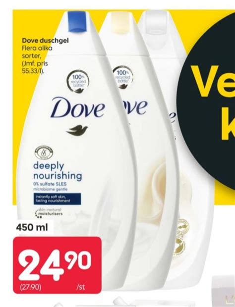 Dove Duschtvål Rusta oktober 2022