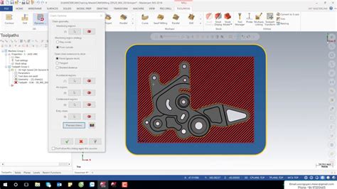 Mastercam 2018 Dynamic Mill 2d Part 1 Youtube