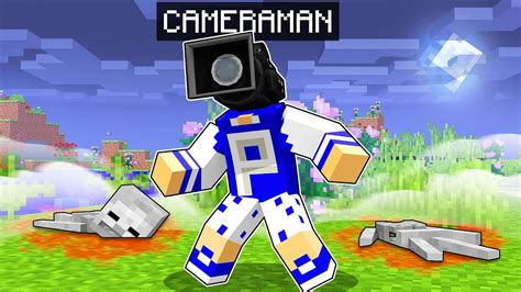 Virei O CAMERAMAN No Minecraft Por 24 HORAS YouTube