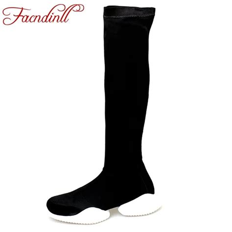 Facndinll Fashion Design Women Long Boots Ladies Fashion Autumn Winter