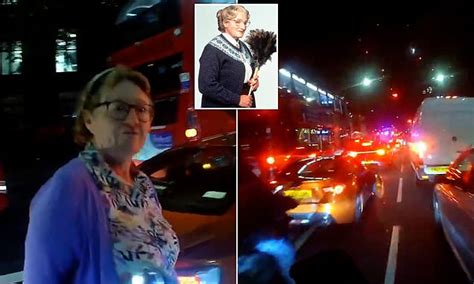 Mrs Doubtfire In Road Rage Meltdown Moment Elderly Driver In